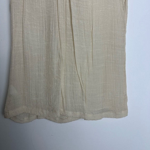 Cream Lace-Trimmed Women's Top with Bow Tie - Picture 10 of 14